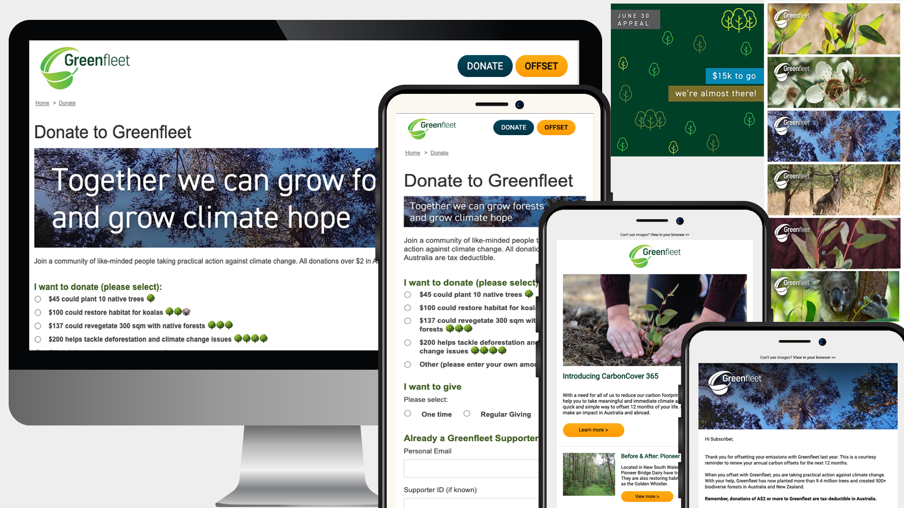folio examples 1770 wide greenfleet donation and emails Greenfleet Growing donations and improving emails